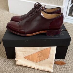 Office of Angela Scott, Mr. Evans Bordeaux Wingtip Oxford